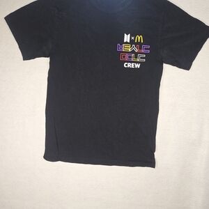 McDonald's Black Crew Tee, Size S.